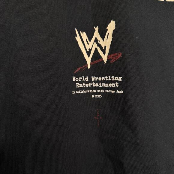 WWE Cactus Jack Shirt Men Medium John Cena Travis Scott Wrestling Is Real Tshirt - Picture 6 of 14